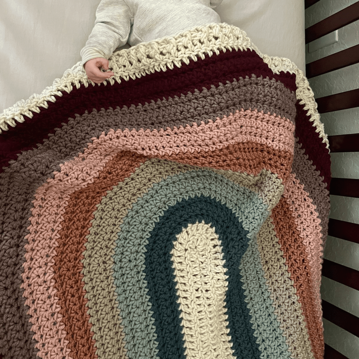 Handmade Rainbow Baby Blanket | Pregnancy & Infant Loss