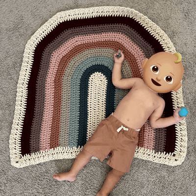 Handmade Rainbow Baby Blanket | Pregnancy & Infant Loss