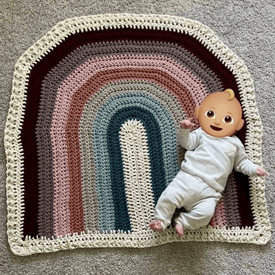 Handmade Rainbow Baby Blanket | Pregnancy & Infant Loss