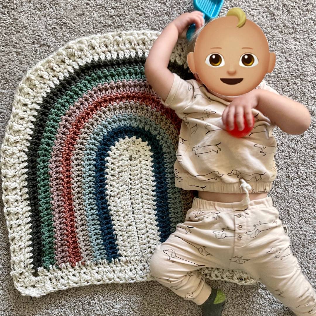 Handmade Rainbow Baby Blanket | Pregnancy & Infant Loss