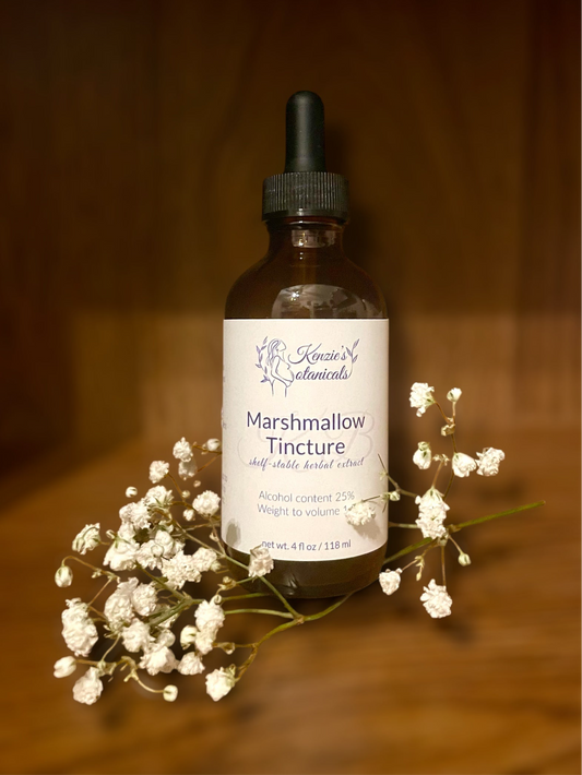 Organic Marshmallow Root Tincture | Alcohol Extraction