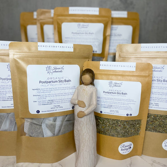 Organic Postpartum Sitz Bath | Salt & Botanical Blend