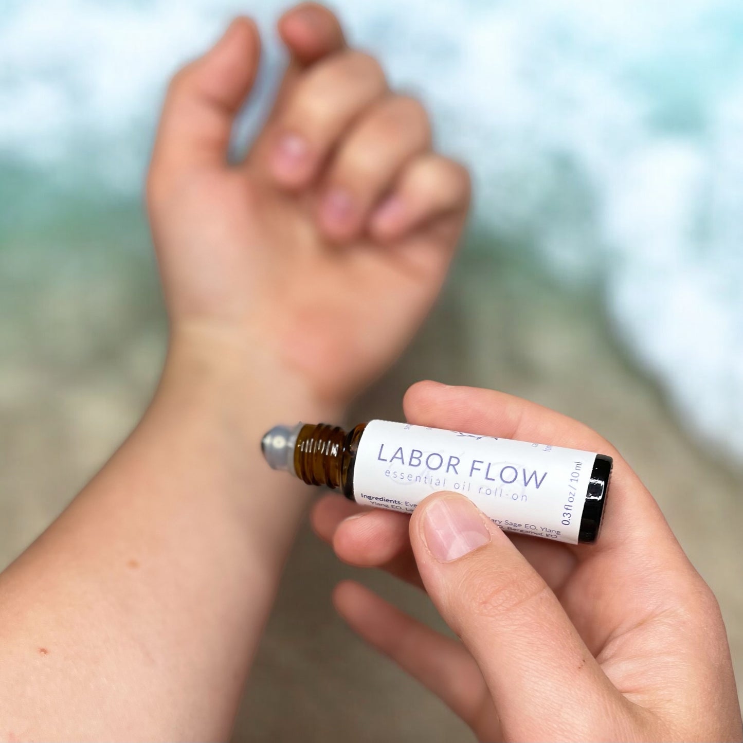 Organic Labor Flow Roll-On | Evening Primrose & Clary Sage