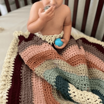 Handmade Rainbow Baby Blanket | Pregnancy & Infant Loss