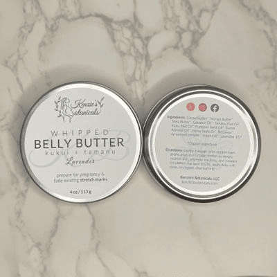 Organic Whipped Belly Butter | Luxurious Stretch Mark Lotion